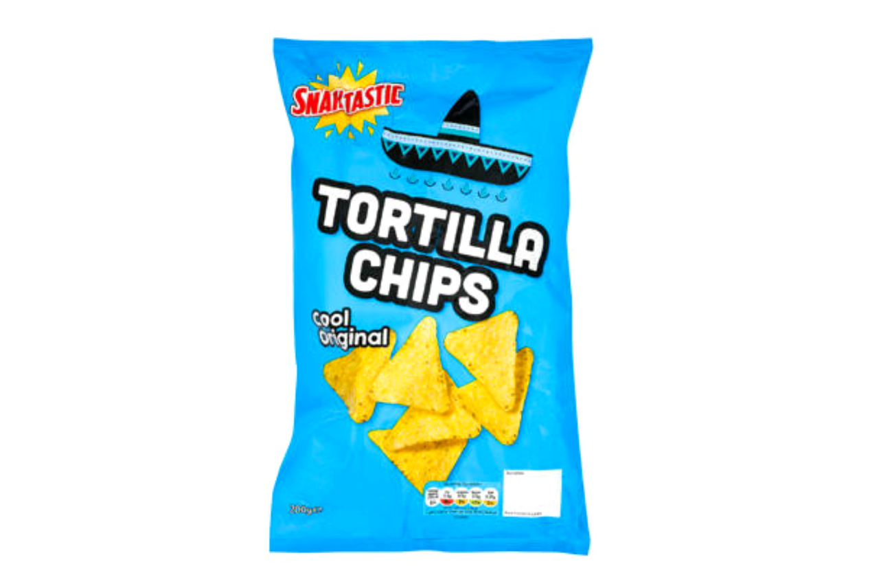 Snaktastic Tortilla Chips Cool Original Flavour 200g Best Before it's Gone Ltd